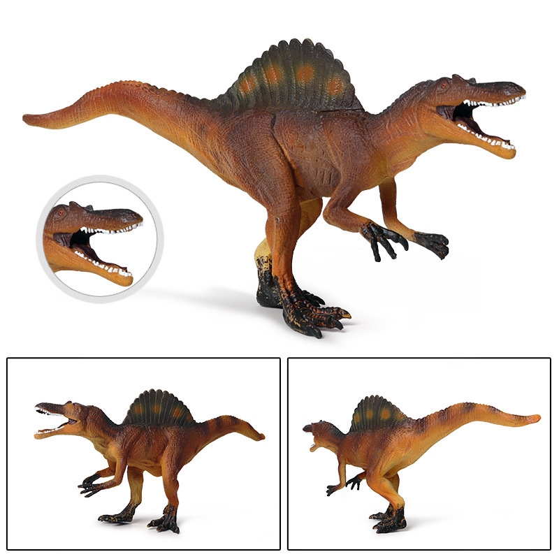 Kỷ Jura Mô Phỏng Khủng Long Mô Hình Spinosaurus Cột Sống Rồng Quay Lưng Rồng Mô Hình Trẻ Em Nhựa Đồ Chơi Trang Trí