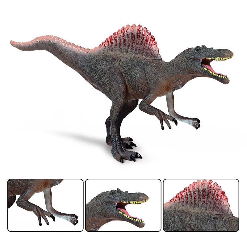 Kỷ Jura Mô Phỏng Khủng Long Mô Hình Spinosaurus Cột Sống Rồng Quay Lưng Rồng Mô Hình Trẻ Em Nhựa Đồ Chơi Trang Trí