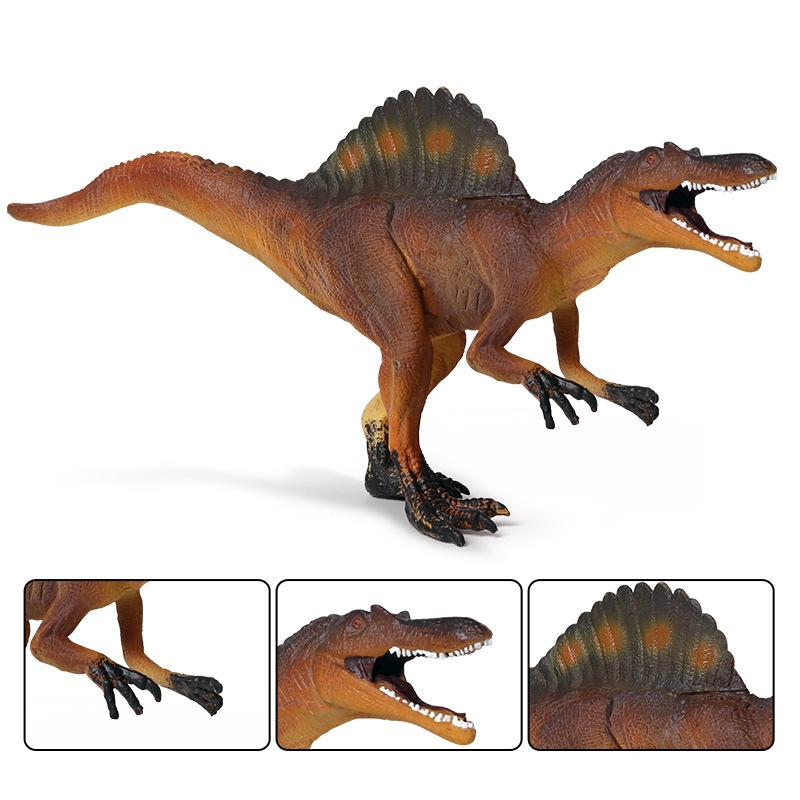 Kỷ Jura Mô Phỏng Khủng Long Mô Hình Spinosaurus Cột Sống Rồng Quay Lưng Rồng Mô Hình Trẻ Em Nhựa Đồ Chơi Trang Trí