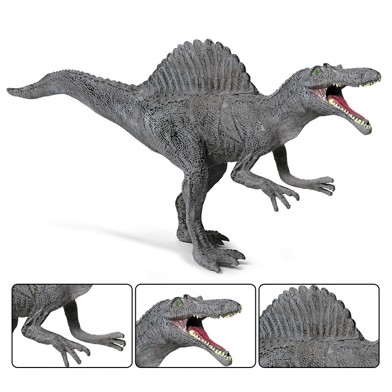Kỷ Jura Mô Phỏng Khủng Long Mô Hình Spinosaurus Cột Sống Rồng Quay Lưng Rồng Mô Hình Trẻ Em Nhựa Đồ Chơi Trang Trí
