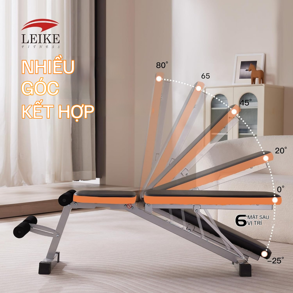 Ghế tập thể dục đa chức năng, máy tập gym đa năng trong nhà