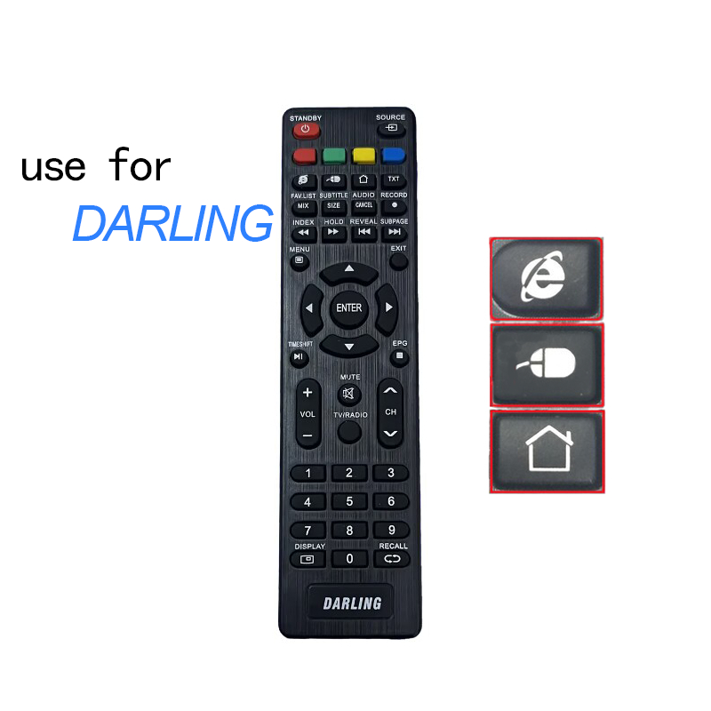 Nilank Remote Điều khiển LCD TIVI ASANZO Darling Smart thông minh  Internet