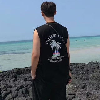 Áo Thun Thể Thao Sát Nách Phong Cách Hawaii Trẻ Trung Cho Nam