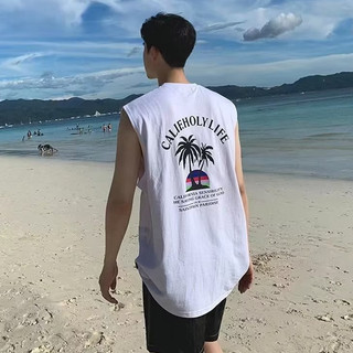 Áo Thun Thể Thao Sát Nách Phong Cách Hawaii Trẻ Trung Cho Nam