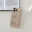 Ốp điện thoại bằng da họa tiết bện thời trang cho iphone 16 Pro max 15 Pro Max 14 Pro Max i14 Plus 13 Pro Max i13 13pro 11 Pro Max i11 12 Pro Max Vỏ bảo vệ