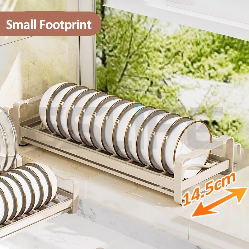 Cambond bộ bát đĩa và để đĩa nhà bếp, khay ráo nước, giá để đồ