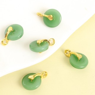10 Chiếc Retro Phong Cách Trung Hoa Giả Ngọc May Mắn Khóa Thủy Tinh Quyến Rũ Dây Chuyền Vòng Tay Bông Tai Sườn Xám Nút Mặt Dây Thanh Lịch DIY Món Quà Trang Sức Tốt Lành Cho Gia Đình Và Bạn Bè