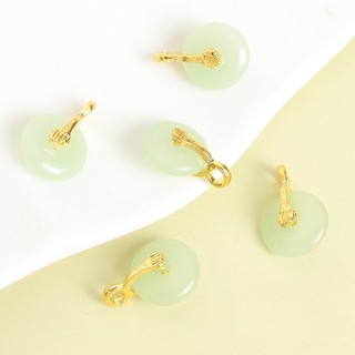 10 Chiếc Retro Phong Cách Trung Hoa Giả Ngọc May Mắn Khóa Thủy Tinh Quyến Rũ Dây Chuyền Vòng Tay Bông Tai Sườn Xám Nút Mặt Dây Thanh Lịch DIY Món Quà Trang Sức Tốt Lành Cho Gia Đình Và Bạn Bè