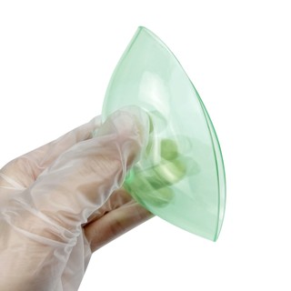3 Cái / bộ Bát Trộn Thạch Cao Dụng Cụ Nha Khoa Chất Liệu Bát Mềm Màu Cao Su Trong Suốt Bát Da
