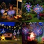 200 LED pháo hoa năng lượng mặt trời IP65 chống nước ngoài trời 8 chế độ dây đồng cảm biến ánh sáng sân vườn lối đi sân cỏ