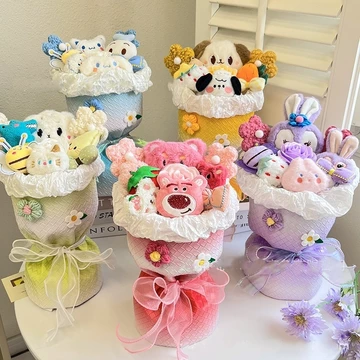 SWEET AFFECTION Store🌷🌺quà sinh nhật cho🔥(Tặng kèm túi đèn✨) nữ hoa tươi hộp quà gấu dâu bó hoa gấu bông bó hoa nhồi bông set túi quà gấu bông và hoa set túi quà gấu bông và hoa