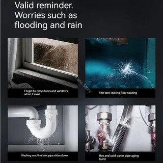 Youpin linptech Cảm biến mưa Cảm biến rò rỉ nước Độ nhạy cao Nhắc nhở báo động làm việc cho máy đẩy cửa sổ Ứng dụng Mihome Liên kết thông minh