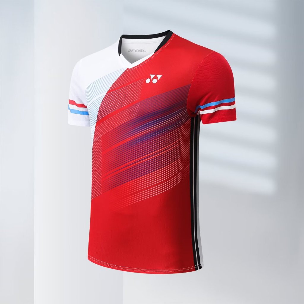 Yonex Cầu Lông Đồng Phục Thể Thao Áo Thun Tay Ngắn Top Khô Nhanh Thoáng Khí Bóng Bàn Thi Đấu Huấn Luyện Đội Mua Đồng Phục Nam Nữ
