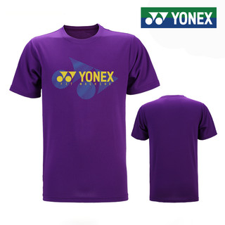 Áo thun cầu lông Yonex 2024 Nam và Nữ Màu trơn Chạy bộ Thể dục Thể thao Mặc khô nhanh Áo thể thao thoáng khí