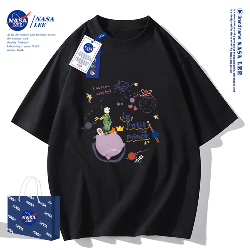 Áo Thun Ngắn Tay Nasa X Klein Xanh – Xu Hướng Mùa Hè 2024, Phong Cách Mới Cho Cặp Đôi