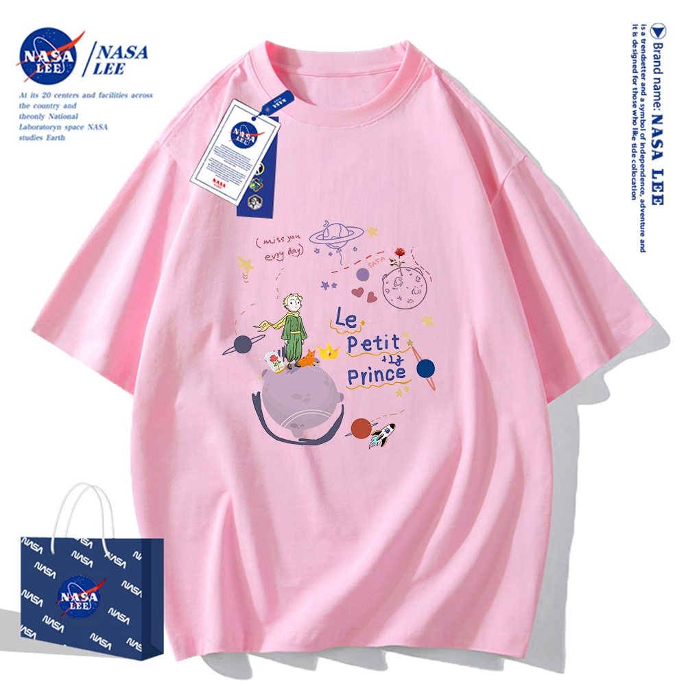 Áo Thun Ngắn Tay Nasa X Klein Xanh – Xu Hướng Mùa Hè 2024, Phong Cách Mới Cho Cặp Đôi