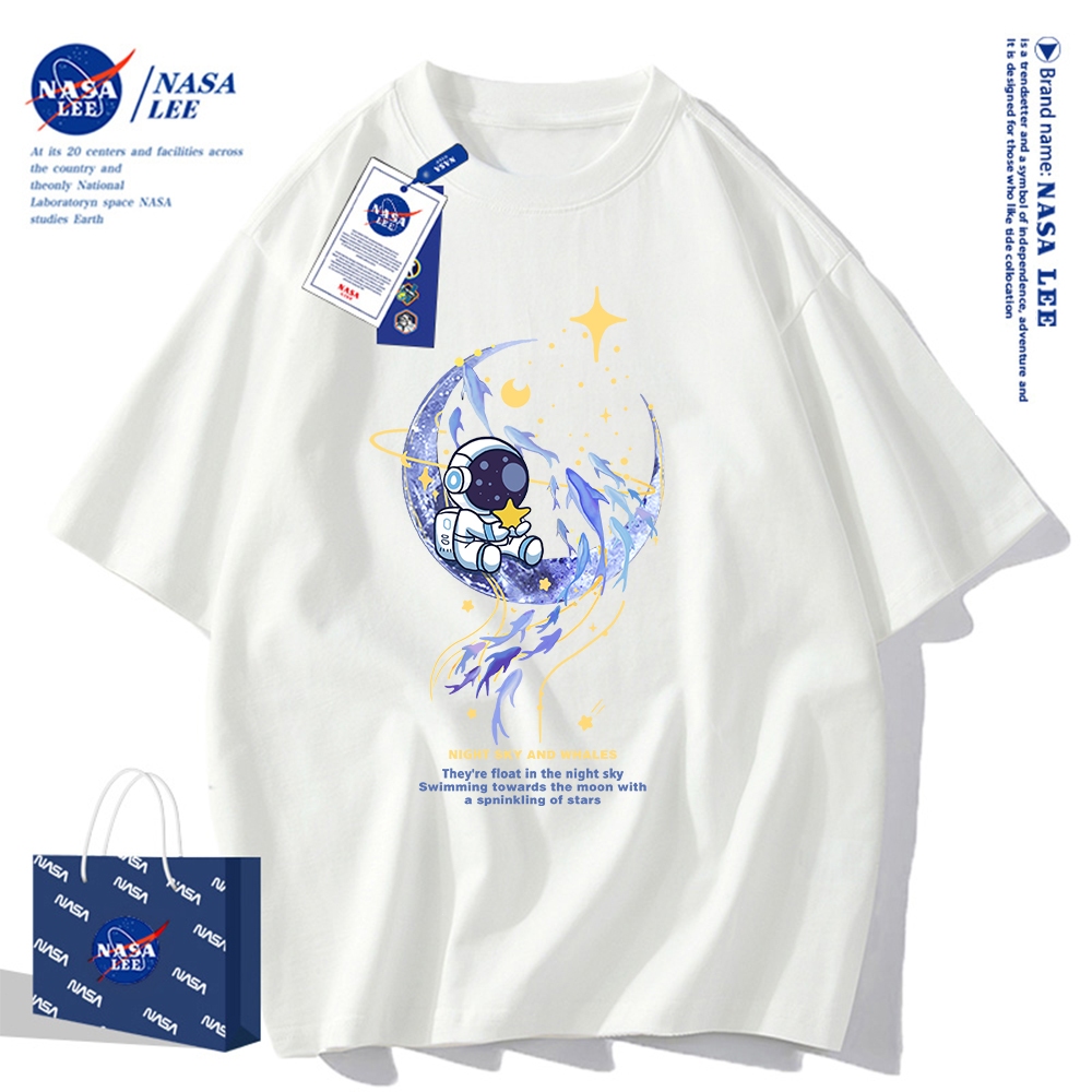 Áo Thun Ngắn Tay Đồng Thương Hiệu Nasa & Klein – Xu Hướng Mùa Hè 2024, Phong Cách Mới Cho Cặp Đôi