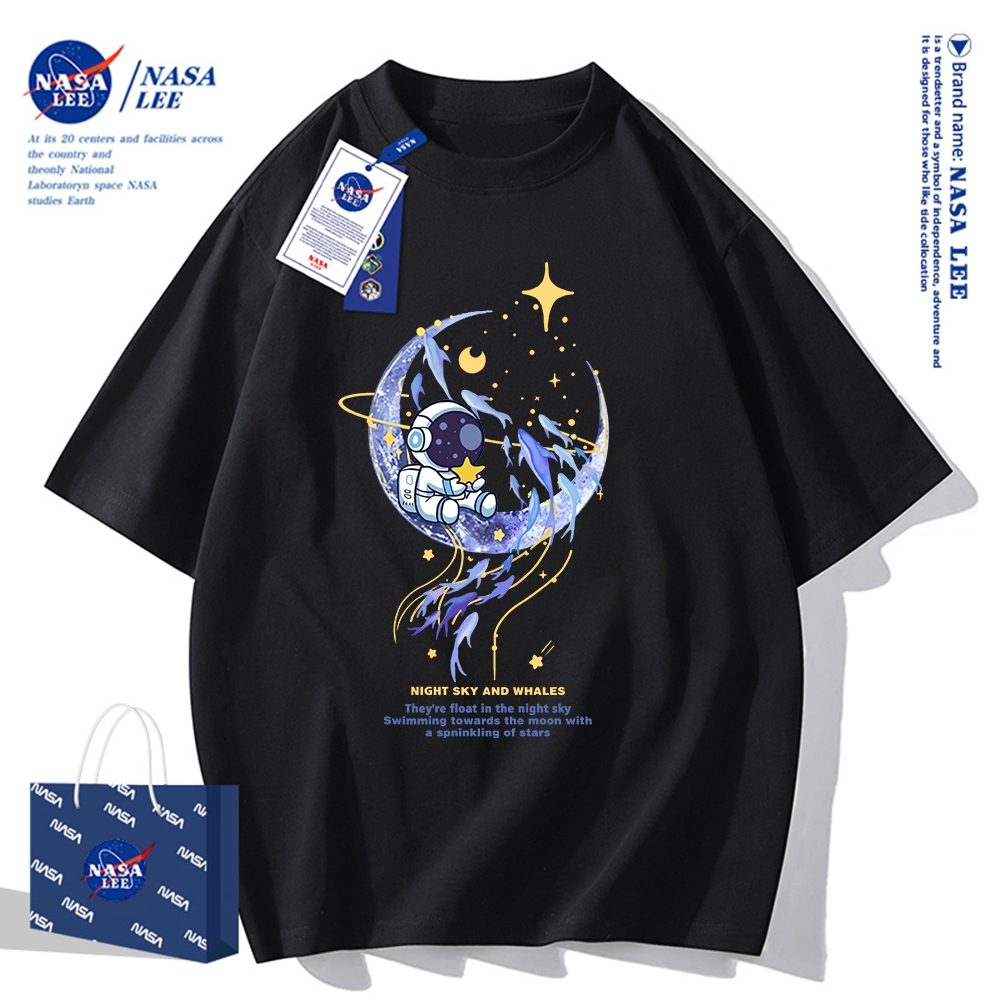 Áo Thun Ngắn Tay Đồng Thương Hiệu Nasa & Klein – Xu Hướng Mùa Hè 2024, Phong Cách Mới Cho Cặp Đôi