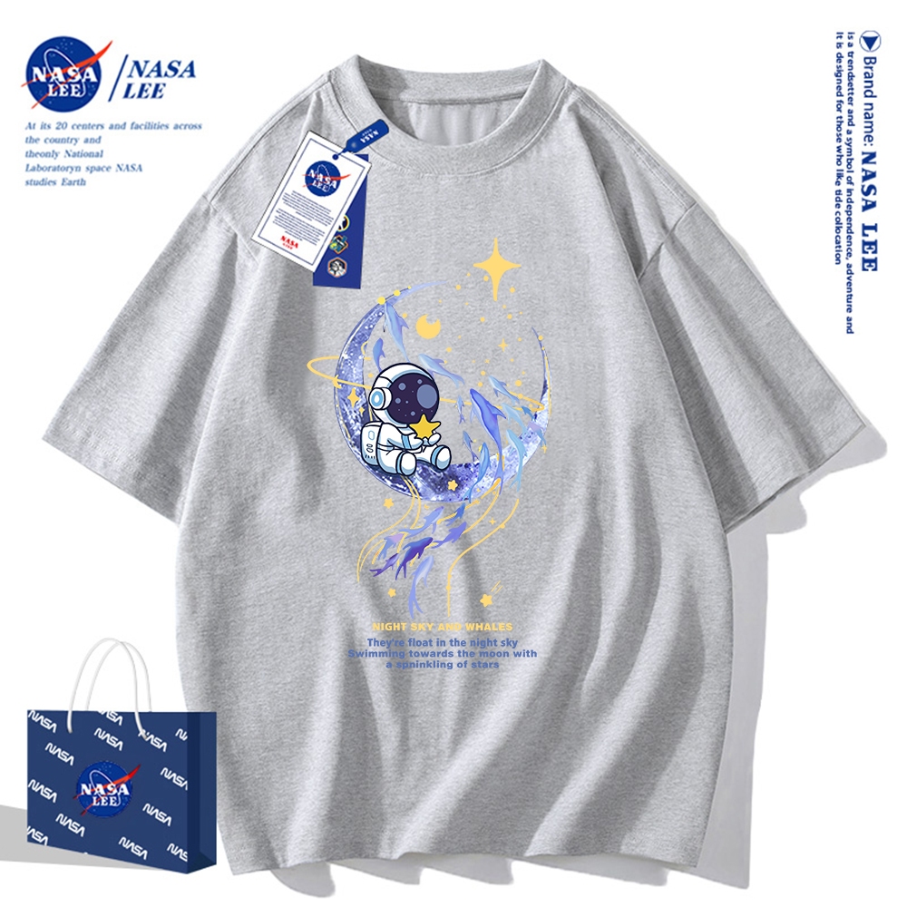 Áo Thun Ngắn Tay Đồng Thương Hiệu Nasa & Klein – Xu Hướng Mùa Hè 2024, Phong Cách Mới Cho Cặp Đôi