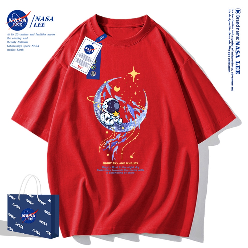 Áo Thun Ngắn Tay Đồng Thương Hiệu Nasa & Klein – Xu Hướng Mùa Hè 2024, Phong Cách Mới Cho Cặp Đôi
