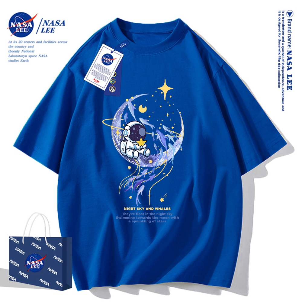 Áo Thun Ngắn Tay Đồng Thương Hiệu Nasa & Klein – Xu Hướng Mùa Hè 2024, Phong Cách Mới Cho Cặp Đôi