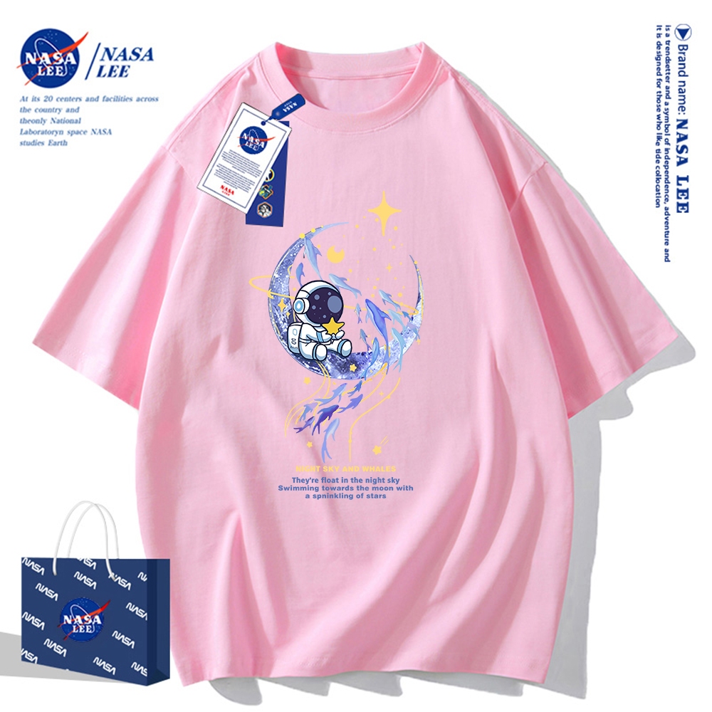 Áo Thun Ngắn Tay Đồng Thương Hiệu Nasa & Klein – Xu Hướng Mùa Hè 2024, Phong Cách Mới Cho Cặp Đôi