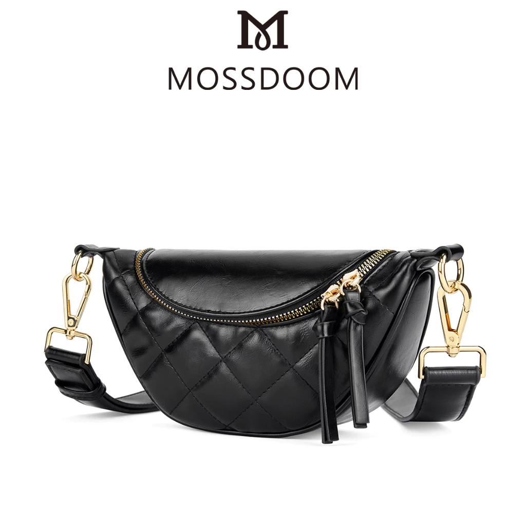 MOSSDOOM - Bán nguyệt Luxy Waist Bag chéo ngực