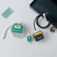 Vỏ bảo vệ sạc Apple 20W hình xúc xích hoạt hình, bộ 4 món, chống đứt, chống biến dạng