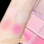 Xixi Herorange 4 Màu Phấn Mắt Bảng Phấn Mắt Bốn Màu Phấn Má Hồng 2in1 Blush Và Eye Shadow Nature Eye Shadow D511