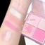 Xixi Herorange 4 Màu Phấn Mắt Bảng Phấn Mắt Bốn Màu Phấn Má Hồng 2in1 Blush Và Eye Shadow Nature Eye Shadow D511