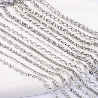 Mới Thép Không Gỉ Dây Xích Chống Thấm Nước Chống Mồ Hôi DIY Trang Sức Dây Chuyền Vòng Cổ Nracelet Phụ Kiện Quần Áo Dây Xích