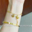 Lắc tay titan nữ không gỉ mạ vàng 18k thiết kế hình hồ lô may mắn tài lộc phong cách thời trang cổ điển