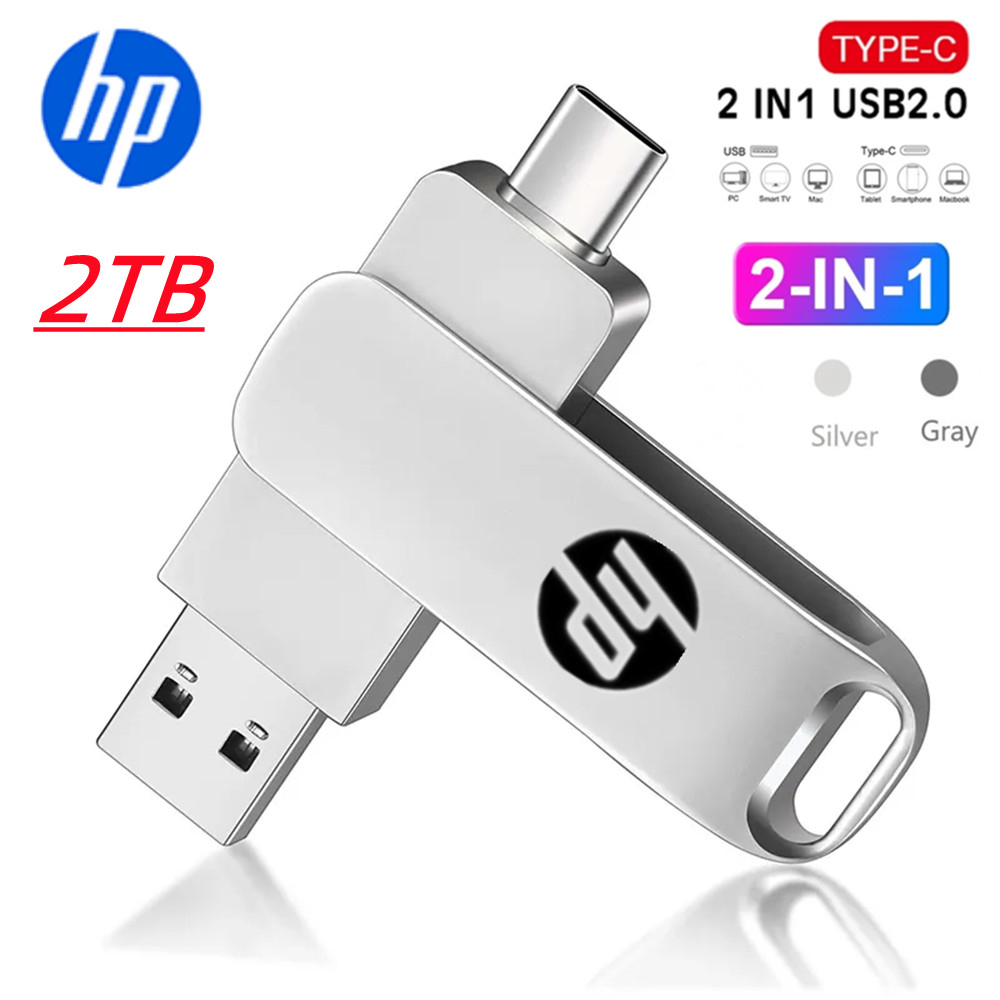 2tb OTG kim loại pendrive 1TB 512GB 256GB 128GB 64GB 32GB 16GB type-c ...