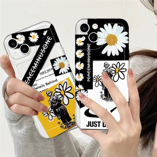 Ốp điện thoại hoa cúc mềm trong suốt cho iPhone 15 14 13 12 11 Pro Promax 14Plus mini X XS XR XSMAX 6 6s 6plus / 6splus 7 8 SE2020 7plus / 8Plus