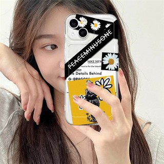 Ốp điện thoại hoa cúc mềm trong suốt cho iPhone 15 14 13 12 11 Pro Promax 14Plus mini X XS XR XSMAX 6 6s 6plus / 6splus 7 8 SE2020 7plus / 8Plus