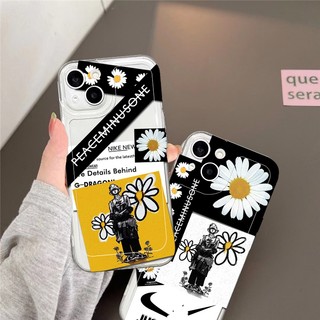 Ốp điện thoại hoa cúc mềm trong suốt cho iPhone 15 14 13 12 11 Pro Promax 14Plus mini X XS XR XSMAX 6 6s 6plus / 6splus 7 8 SE2020 7plus / 8Plus