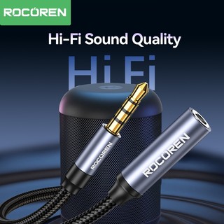 Rocoren 3.5mm Jack Cáp Âm Thanh AUX Cáp Nối Dài Nam Sang Nữ Cho Điện Thoại Thông Minh Mp3 Mp4 Player Tai Nghe