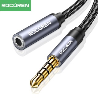 Rocoren 3.5mm Jack Cáp Âm Thanh AUX Cáp Nối Dài Nam Sang Nữ Cho Điện Thoại Thông Minh Mp3 Mp4 Player Tai Nghe