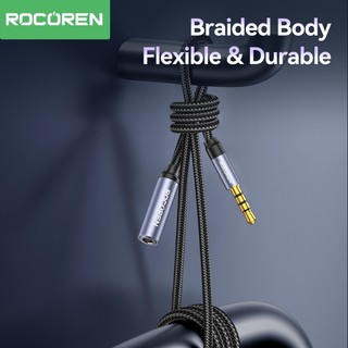 Rocoren 3.5mm Jack Cáp Âm Thanh AUX Cáp Nối Dài Nam Sang Nữ Cho Điện Thoại Thông Minh Mp3 Mp4 Player Tai Nghe