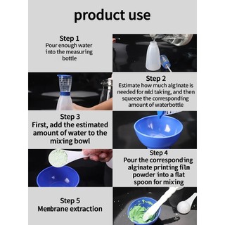 Nha Khoa Alginate Vật Liệu Ấn Tượng Chai Đo Răng Miệng Chính Xác Bột-Tốc Độ Lỏng Khuấy Trộn Ấm Siêu Tốc Cốc Nha Sĩ Dụng Cụ
