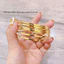 Vòng tay titan nữ không gỉ mạ vàng 18k thiết kế bản trơn đơn giản phong cách thời trang tao nhã tinh tế