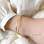 Vòng tay titan nữ không gỉ mạ vàng 18k thiết kế bản trơn đơn giản phong cách thời trang tao nhã tinh tế