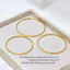 Vòng tay titan nữ không gỉ mạ vàng 18k thiết kế bản trơn đơn giản phong cách thời trang tao nhã tinh tế