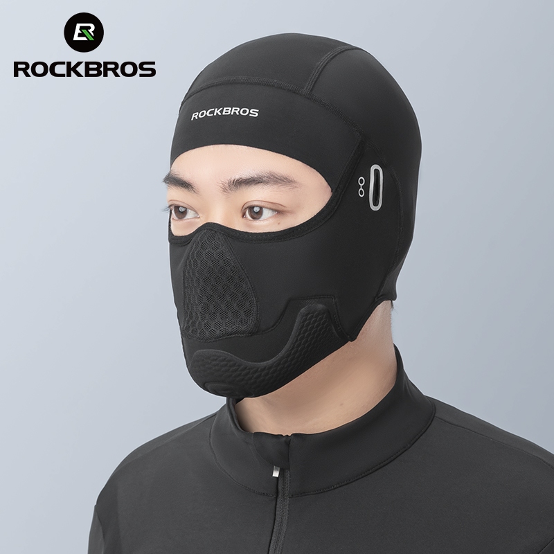Rockbros Xe Máy Đầu Bao Phủ Toàn Diện Đi Có Đệm Full Mặt Mùa Đông Ngoài Trời Chống Nắng Khăn Cho Nam Nữ Mặt nạ