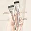 Xixi 1 Cọ Trang Điểm Lông Mềm Đầu Dẹt Bàn chải nền siêu mỏng Bàn chải đường viền mặt nhẹ và mỏng Bàn chải đường viền phẳng Trộn kem nền Bàn chải trang điểm NO.J089