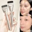 Xixi 1 Cọ Trang Điểm Lông Mềm Đầu Dẹt Bàn chải nền siêu mỏng Bàn chải đường viền mặt nhẹ và mỏng Bàn chải đường viền phẳng Trộn kem nền Bàn chải trang điểm NO.J089