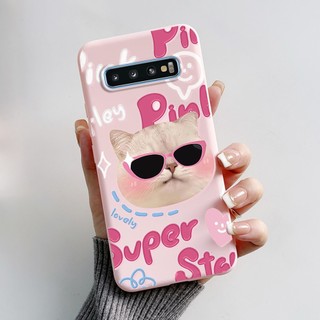 Dành Cho Samsung Galaxy S10 plus s10e Vỏ Vịt Họa Tiết Silicon Mềm Mờ Ốp Lưng Điện Thoại SamsungS10 + S10Plus S10 e Cover
