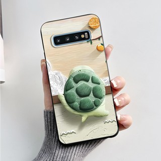 Dành Cho Samsung Galaxy S10 plus s10e Vỏ Vịt Họa Tiết Silicon Mềm Mờ Ốp Lưng Điện Thoại SamsungS10 + S10Plus S10 e Cover