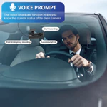 Đầu ghi hình Camera ô tô hai kênh Dashcam 2K 1440P Mặt trước + FHD 1080P Camera hành trình phía sau WIFI Điều khiển ứng dụng — ảnh 3