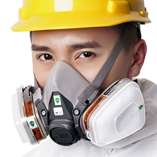 Mặt nạ khí 3m6200 Xịt sơn Mặt nạ chống bụi Xịt mặt nạ thuốc trừ sâu